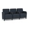Lesro Siena Lounge Reception 3 Seat Tandem Seating, Black, RS Night Sky Upholstery SN3103 - alternate 1